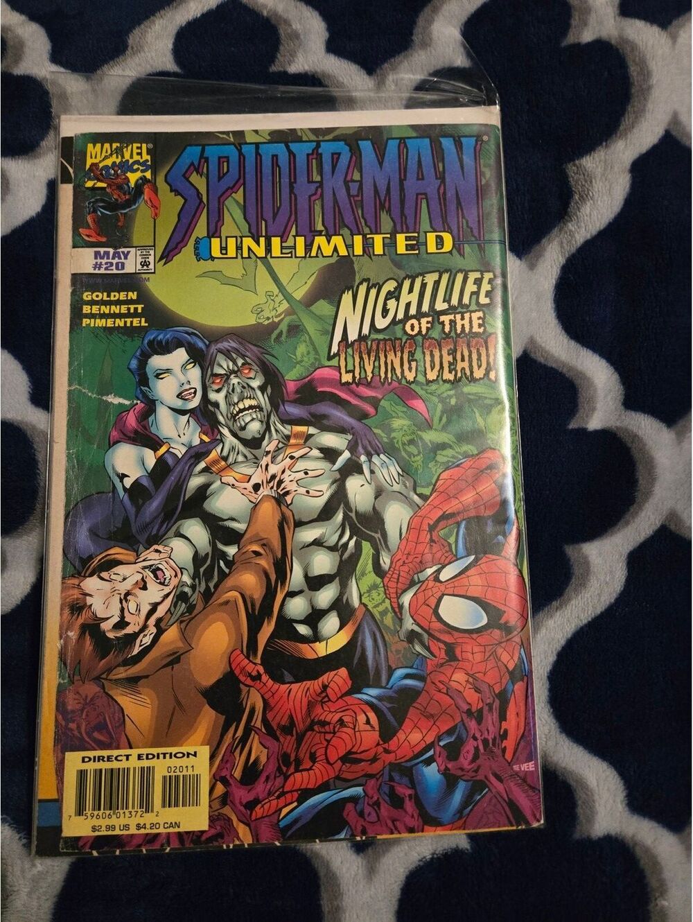Spider-Man Unlimited #28 May 1995 Marvel Comic Nightlife of the Living Dead